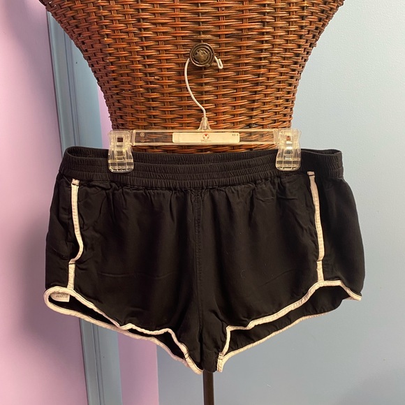 RVCA Black Rayon Shorts- Summer😎 Beach Surf Skate Shorts sz M - Picture 2 of 13